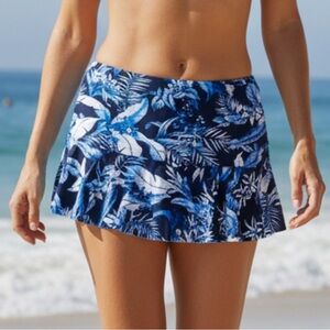 Tommy Bahama Islands Cays Indigo Garden High Skirted Bottom
